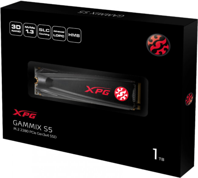 Твердотельный накопитель XPG GAMMIX S5 AGAMMIXS5-1TT-C Твердотельный накопитель XPG GAMMIX S5 AGAMMIXS5-1TT-C