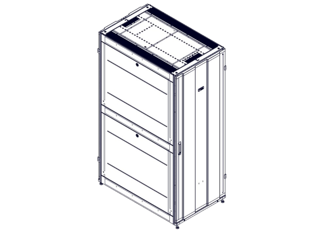 Монтажный шкаф Systeme Electric, серия Uniprom, 42U-750/1200, боковые панели 4шт, черный SYSTEME ELECTRIC UR3350