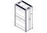 Монтажный шкаф Systeme Electric, серия Uniprom, 42U-750/1200, боковые панели 4шт, черный SYSTEME ELECTRIC UR3350
