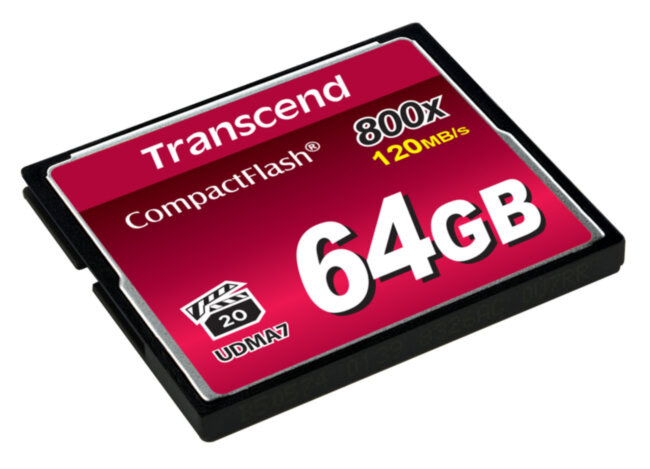 Карта памяти Transcend CompactFlash 800 64GB Карта памяти Transcend CompactFlash 800 64GB