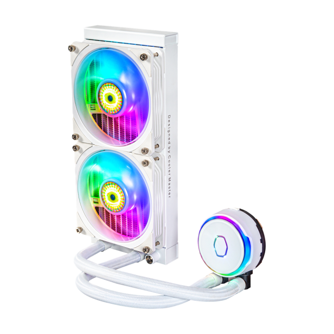 Система охлаждения Cooler Master MasterLiquid PL240 Flux White Edition Система охлаждения Cooler Master MasterLiquid PL240 Flux White Edition