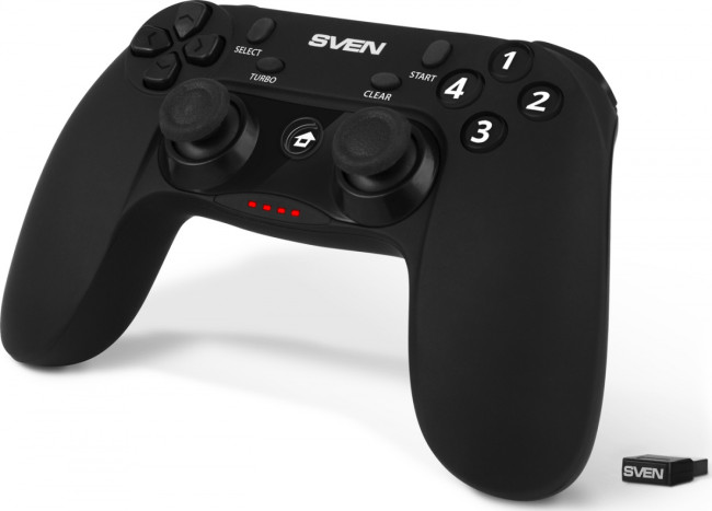 Беспроводной геймпад SVEN GC-3050 (13 кл. 2 мини-джойстика, D-pad, Soft Touch, PC/PS3/Xinput) Sven GC-3050 Беспроводной геймпад SVEN GC-3050 (13 кл. 2 мини-джойстика, D-pad, Soft Touch, PC/PS3/Xinput) Sven GC-3050