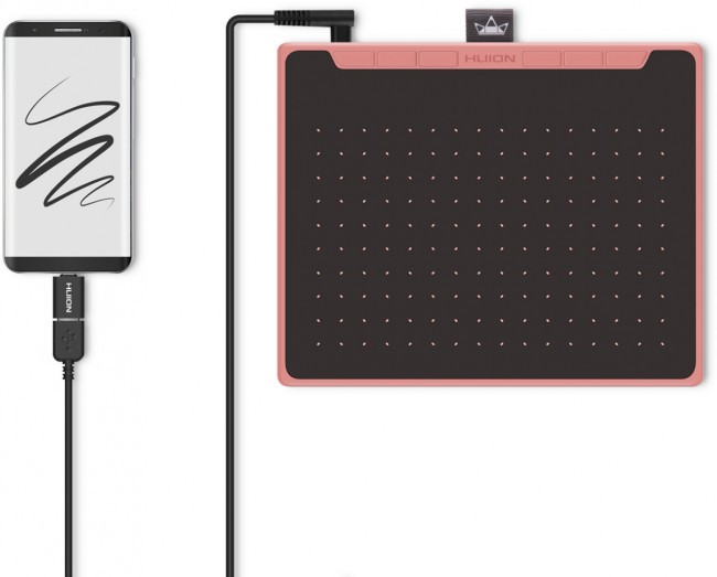 Графический планшет Huion Inspiroy RTS-300 Pink Графический планшет Huion Inspiroy RTS-300 Pink
