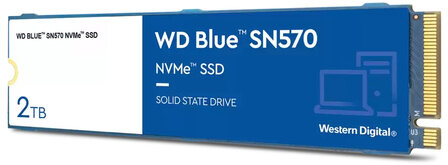 Твердотельный накопитель WD Blue SN570 WDS200T3B0C Твердотельный накопитель WD Blue SN570 WDS200T3B0C
