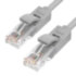 GCR Патч-корд прямой 0.7m UTP кат.5e, серый, 24 AWG, литой, ethernet high speed 1 Гбит/с, RJ45, T568B, GCR-LNC03-0.7m Greenconnect RJ45(m) - RJ45(m) Cat. 5e UTP  0.7м серый