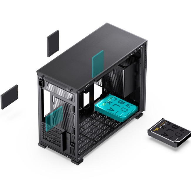 Корпус без блока питания Jonsbo D31 STD SCREEN Black Корпус без блока питания Jonsbo D31 STD SCREEN Black