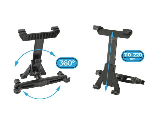 Defender Автомобильный держатель CH-223 110-220 мм, на подголовник Defender 29223 Defender Автомобильный держатель CH-223 110-220 мм, на подголовник Defender 29223