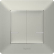 VLN-l АЛЮ Выкл 2к б/п Умный беспроводной выключатель Legrand серия Valena Life with NETATMO, Цвет Алюминий. Выключатель 2-клавишный, Управление со смартфона, Zigbee 2,4 ГГц. Рамка в комплекте. VLN-l АЛЮ Выкл 2к б/п Умный беспроводной выключатель Legrand серия Valena Life with NETATMO, Цвет Алюминий. Выключатель 2-клавишный, Управление со смартфона, Zigbee 2,4 ГГц. Рамка в комплекте.