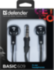 Defender Наушники вставки Basic 609 черный + белый Defender Basic 609
