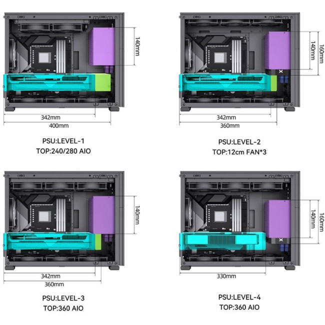 Корпус без блока питания JONSBO D31 MESH SCREEN Black Корпус без блока питания JONSBO D31 MESH SCREEN Black