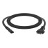 GCR Кабель питания 1.5m, CEE 7/16 / IEC C7, черный, 2*0,5mm, GCR-54293 Greenconnect  GCR-54293