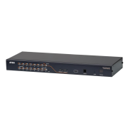 16-портовый КВМ-коммутатор высокой плотности с кабелем Cat 5/ATEN ATEN KH2516A 16-портовый КВМ-коммутатор высокой плотности с кабелем Cat 5/ATEN ATEN KH2516A