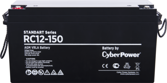 Аккумуляторная батарея SS CyberPower RC 12-150 / 12 В 155 Ач Батарея аккумуляторная для ИБП CyberPower Standart series RC 12-150