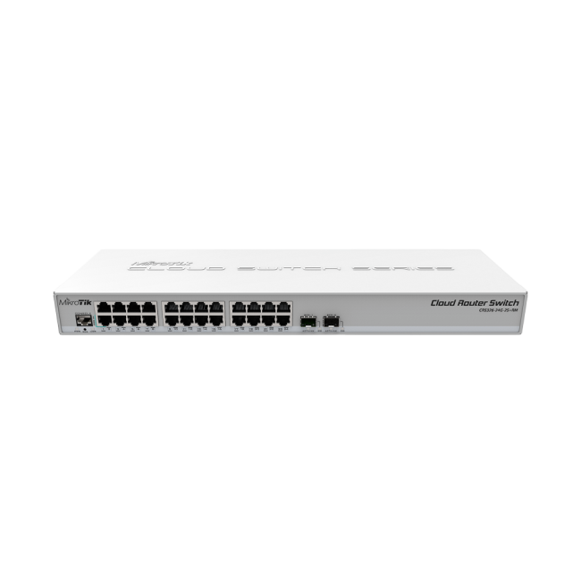Коммутатор Mikrotik CRS326-24G-2S+RM