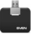 USB-концентратор SVEN HB-677, black (USB 2.0, 4 порта, без кабеля, блистер) SVEN HB-677