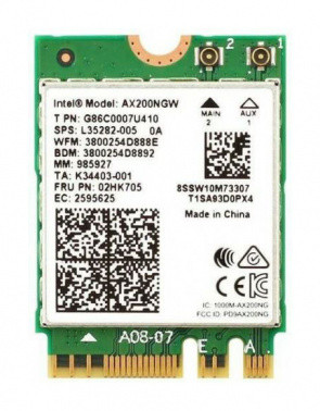 Плата сетевого контроллера Intel AX200.NGWG.NV