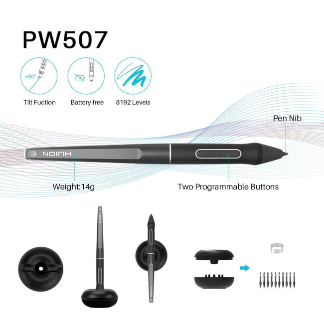 Интерактивный дисплей Huion KAMVAS Pro 13 Интерактивный дисплей Huion KAMVAS Pro 13