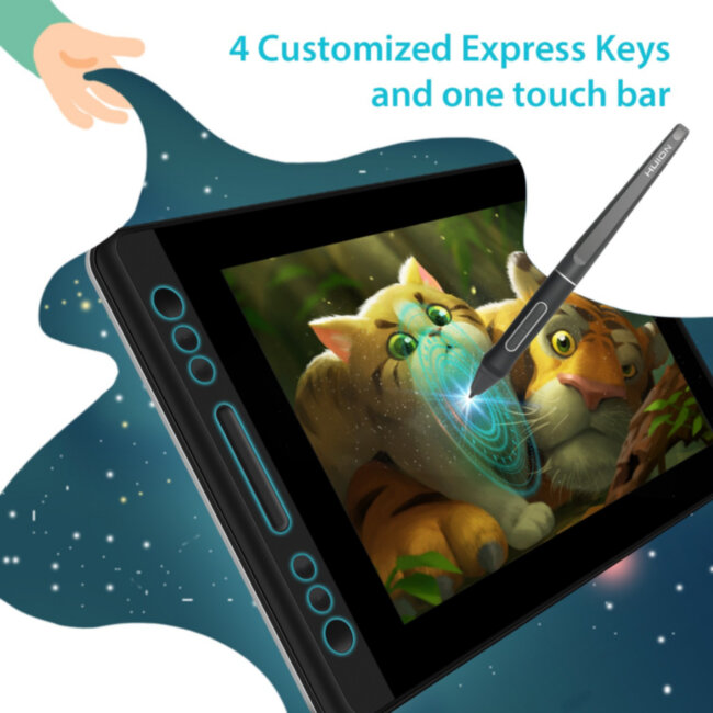 Интерактивный дисплей Huion KAMVAS Pro 13 Интерактивный дисплей Huion KAMVAS Pro 13