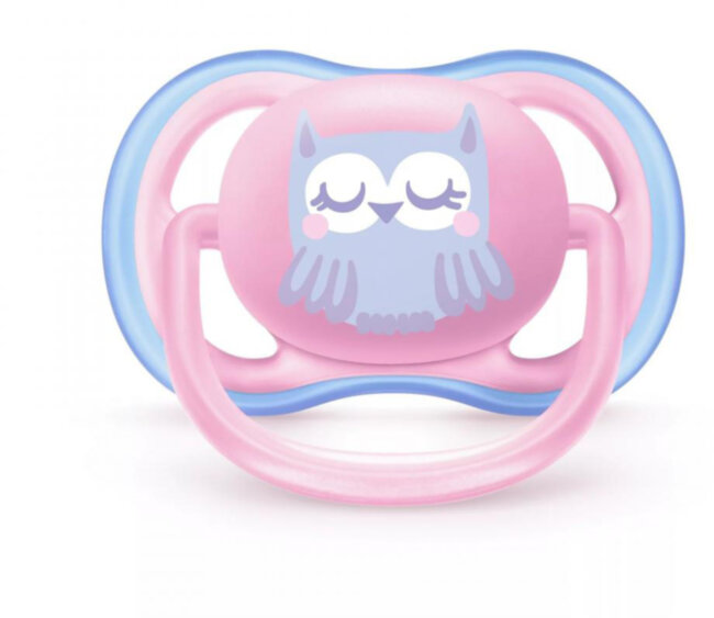 Пустышка utra air, Сова/Олень, 0-6 мес, 2 шт, для девочек Philips Avent ultra air SCF085/02 Пустышка utra air, Сова/Олень, 0-6 мес, 2 шт, для девочек Philips Avent ultra air SCF085/02
