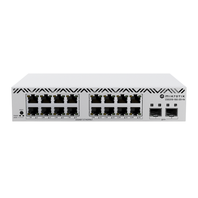 Коммутатор Mikrotik CSS318-16G-2S+IN