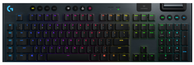 Клавиатура Logitech Gaming Keyboard G915 CARBON BT TACTILE SWITCH