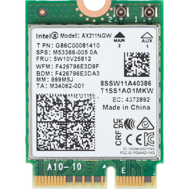 Плата сетевого контроллера Intel AX211.NGWG.NV
