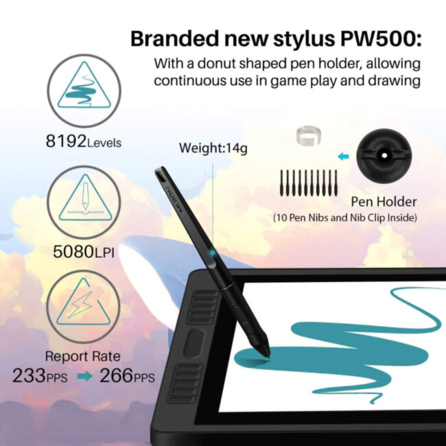 Интерактивный дисплей Huion KAMVAS Pro 22 Интерактивный дисплей Huion KAMVAS Pro 22