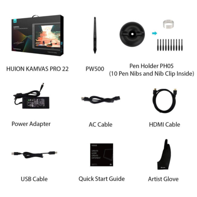 Интерактивный дисплей Huion KAMVAS Pro 22 Интерактивный дисплей Huion KAMVAS Pro 22