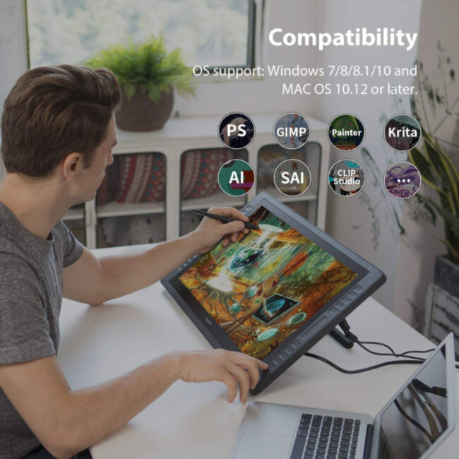 Интерактивный дисплей Huion KAMVAS Pro 22 Интерактивный дисплей Huion KAMVAS Pro 22