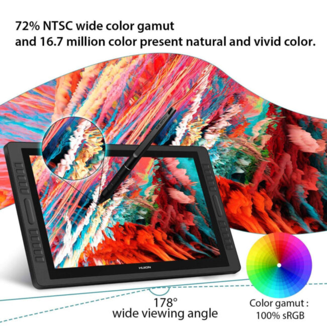 Интерактивный дисплей Huion KAMVAS Pro 22 Интерактивный дисплей Huion KAMVAS Pro 22