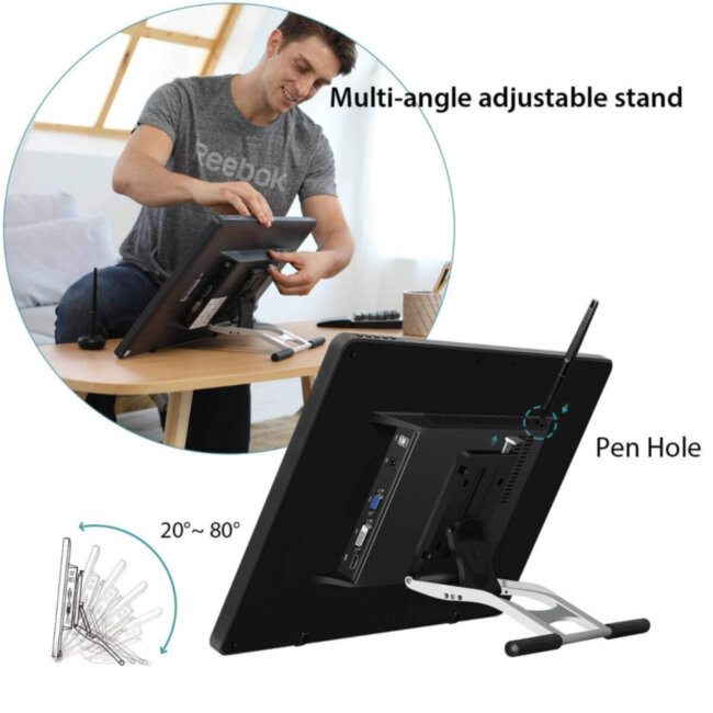 Интерактивный дисплей Huion KAMVAS Pro 22 Интерактивный дисплей Huion KAMVAS Pro 22