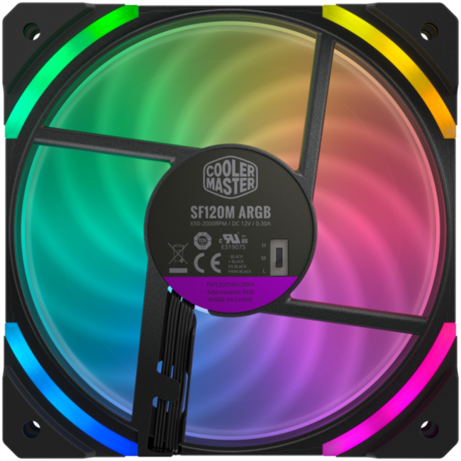 Кулер для корпуса 1 Ватт Cooler Master MasterFan SF120M ARGB