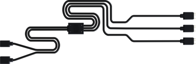 кабель питания вентилятора Cooler Master Addressable RGB 1-to-3 Splitter Cable