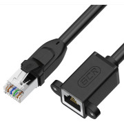 GCR Удлинитель PROF патч-корда прямой 5.0m, FTP медь, кат.6, 24 AWG, крепление под винт, никелированный коннектор, T568B, GCR-53719 Greenconnect GCR-53719 GCR Удлинитель PROF патч-корда прямой 5.0m, FTP медь, кат.6, 24 AWG, крепление под винт, никелированный коннектор, T568B, GCR-53719 Greenconnect GCR-53719
