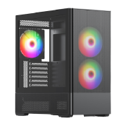 Корпус без блока питания HSPD M712-TGBK-ARGB Корпус без блока питания HSPD M712-TGBK-ARGB