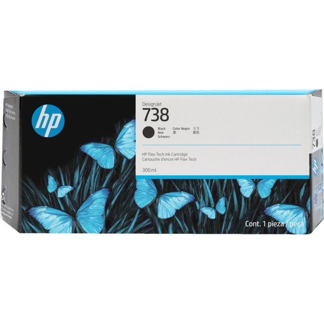 Картридж Картридж HP 738 498N8A 300-ml Black DesignJet Ink Cartridge