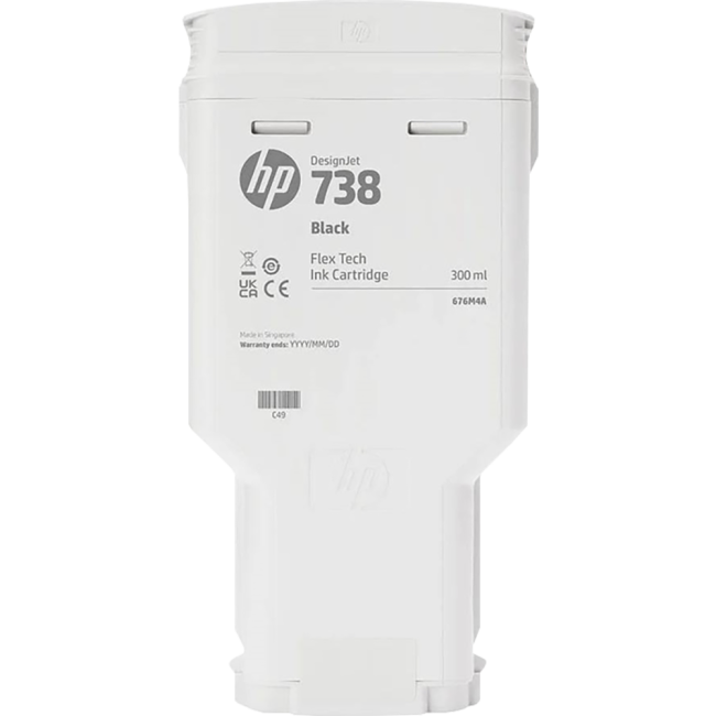 Картридж Картридж HP 738 498N8A 300-ml Black DesignJet Ink Cartridge