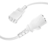 GCR Кабель питания удлинитель 3.0m, С13 - С14, белый, 3*0,75mm Greenconnect GCR-54355