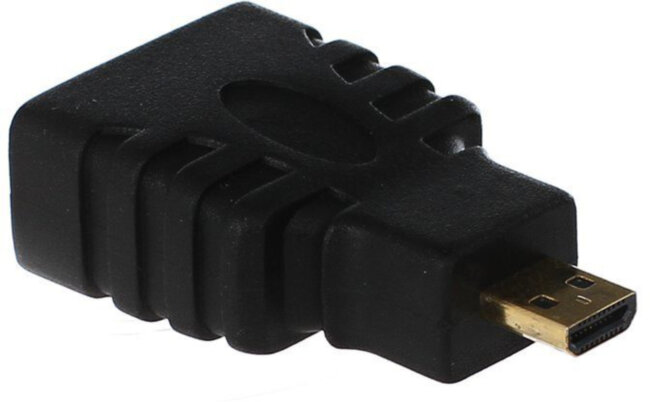Переходник HDMI-19F <--> Micro-HDMI-19M, VCOM <CA325> VCOM HDMI (f) - micro-HDMI (m)