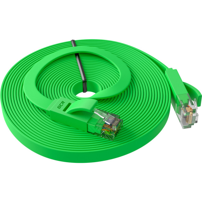 GCR Патч-корд PROF плоский прямой 7.5m, UTP медь кат.6, зеленый, 30 AWG, GCR-LNC625-7.5m, ethernet high speed 10 Гбит/с, RJ45, T568B Greenconnect GCR-LNC625-7.5m GCR Патч-корд PROF плоский прямой 7.5m, UTP медь кат.6, зеленый, 30 AWG, GCR-LNC625-7.5m, ethernet high speed 10 Гбит/с, RJ45, T568B Greenconnect GCR-LNC625-7.5m