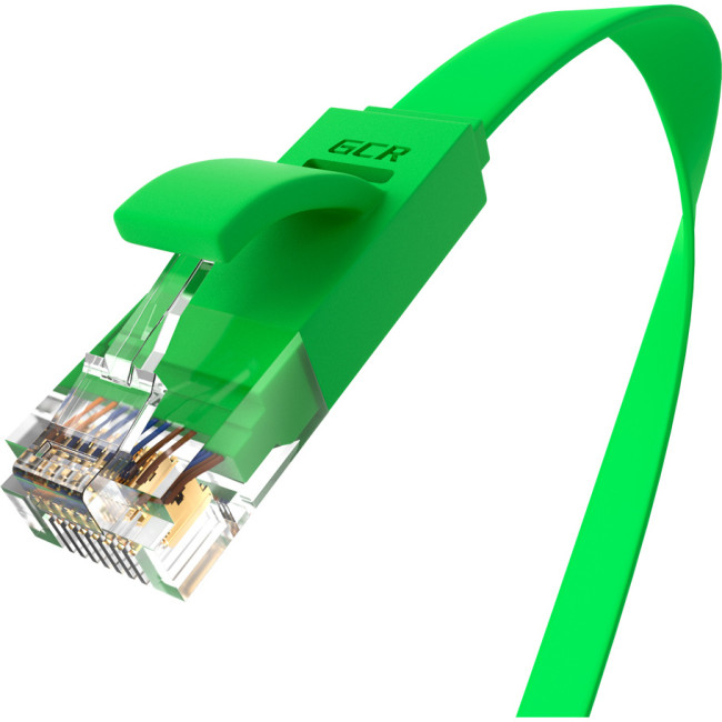 GCR Патч-корд PROF плоский прямой 7.5m, UTP медь кат.6, зеленый, 30 AWG, GCR-LNC625-7.5m, ethernet high speed 10 Гбит/с, RJ45, T568B Greenconnect GCR-LNC625-7.5m GCR Патч-корд PROF плоский прямой 7.5m, UTP медь кат.6, зеленый, 30 AWG, GCR-LNC625-7.5m, ethernet high speed 10 Гбит/с, RJ45, T568B Greenconnect GCR-LNC625-7.5m