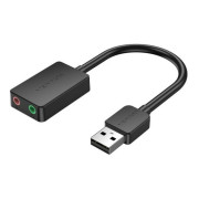 Внешняя звуковая карта Vention USB Черная, шт. Vention CDYB0 Внешняя звуковая карта Vention USB Черная, шт. Vention CDYB0