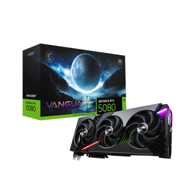 Видеокарта MSI GeForce RTX 5080 16G VANGUARD OC