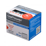 Батарейка GoPower LR03 AAA BOX20 Shrink 4 Alkaline 1.5V (4/20/640) Батарейка GoPower LR03 AAA (00-00017749) Батарейка GoPower LR03 AAA BOX20 Shrink 4 Alkaline 1.5V (4/20/640) Батарейка GoPower LR03 AAA (00-00017749)