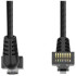 Патч-корд Vention прямой UTP cat.6a, RJ45 угол 90 - 1м. Черный Vention IBOBF