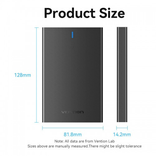 Внешний корпус Vention для HDD/SSD 2.5" (USB 3.0 Mirco-B) Черный Vention KPAB0 Внешний корпус Vention для HDD/SSD 2.5" (USB 3.0 Mirco-B) Черный Vention KPAB0