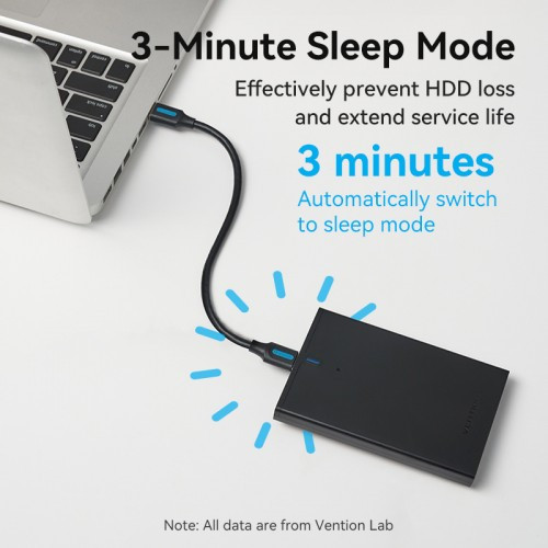 Внешний корпус Vention для HDD/SSD 2.5" (USB 3.0 Mirco-B) Черный Vention KPAB0 Внешний корпус Vention для HDD/SSD 2.5" (USB 3.0 Mirco-B) Черный Vention KPAB0