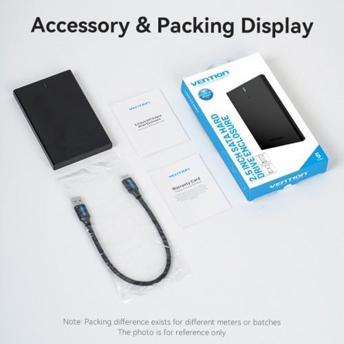 Внешний корпус Vention для HDD/SSD 2.5" (USB 3.0 Mirco-B) Черный Vention KPAB0 Внешний корпус Vention для HDD/SSD 2.5" (USB 3.0 Mirco-B) Черный Vention KPAB0