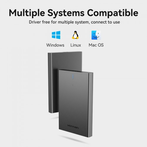 Внешний корпус Vention для HDD/SSD 2.5" (USB 3.0 Mirco-B) Черный Vention KPAB0 Внешний корпус Vention для HDD/SSD 2.5" (USB 3.0 Mirco-B) Черный Vention KPAB0