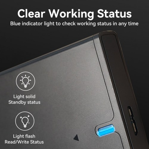 Внешний корпус Vention для HDD/SSD 2.5" (USB 3.0 Mirco-B) Черный Vention KPAB0 Внешний корпус Vention для HDD/SSD 2.5" (USB 3.0 Mirco-B) Черный Vention KPAB0